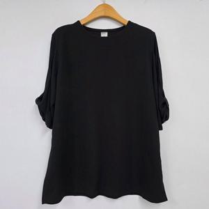 나야홍 / 빅사이즈 506 무지스트링업블라우스 DMNU790