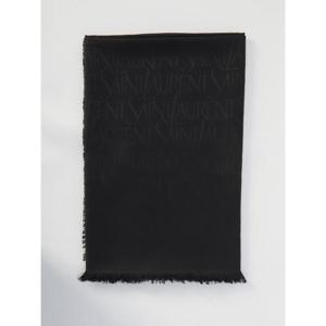 생로랑 머플러 스카프 737930 BLACK
