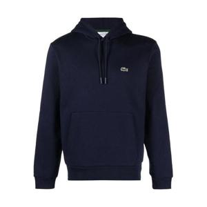 라코스테 오가닉 코튼 후드 티셔츠 SH9623166 Blue