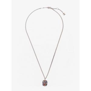 [CELINE] 라프리마 남성 쥬얼리 메탈 목걸이 위드 멀티컬러 펜던트 461OM6BCZ 14AG MULTICOLOR/SILVER /12