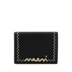 MARNI 검은색 가죽 지갑 PFMO0105U1P6533 00N99