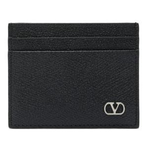 발렌티노 블랙 가죽 V로고 카드 지갑 7Y2P0AP4UAG 0NO