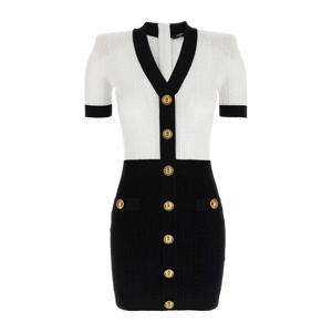 발망 브레이디드 니트 미니 원피스 FF1R6033KI50 EAB