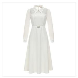 미니멈 세이브존07 시스루 카라 원피스 MYBAWO3110-IV