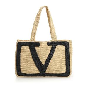 발렌티노 비바 슈퍼스타 크로셰 라지 토트백 7W2B0S10QET EX9