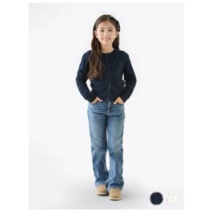 [타미힐피거칠드런2] 포인텔 라운드넥 가디건 T42F6WCD350GT1 2T 16세