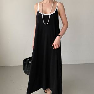 나야홍 / 빅사이즈 507 리조트나시찰랑원피스 DBAU895