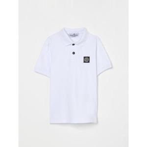 키즈 스톤 아일랜드 폴로 셔츠 2200002S0018 V1001 White