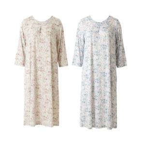 [비너스](2종세트)부드러운터치감의 꽃나염 원피스 VEV3952L