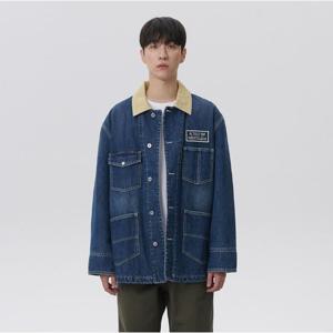 [플랙진]공용 데님 커버울 자켓 (PWTF5JKM405)