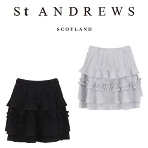 [세인트 앤드류스] 여성 러플 레이어드 밴딩 큐롯 스커트(821E3PC103)