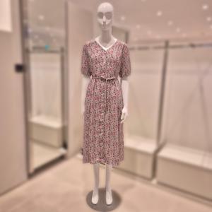 [비지트인뉴욕]로브 롱 프린트 원피스 VB7OP60