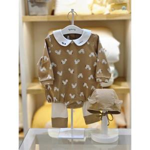 아가방 세이브존02 브라운바디수트상하(모자) 02s527901