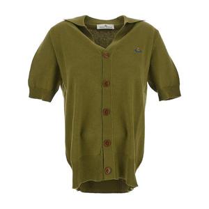 비비안웨스트우드 폴로 반팔 가디건 그린 2701000W Y0010 M410