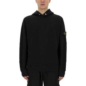 라프리마 스톤아일랜드 65860 올드 트리트먼트 Malfile 플리스 후드 Sweatshirt Regula