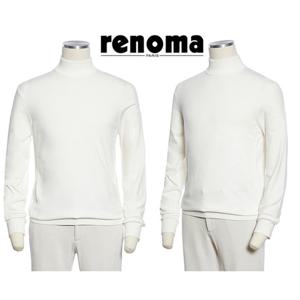 [레노마캐주얼]F/W 한정수량 부드럽고 깔끔한 반목폴라 니트 아이보리컬러 RPHPKT51A EK3653
