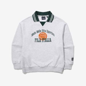 [휠라 키즈]카라 포인트 맨투맨 (FK2POG1603M_WTM)