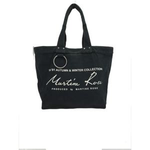 마틴로즈 다크 그린 코튼 캔버스 토트백 1207WP22414 GRN