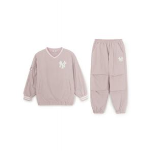 MLB키즈 스트릿 베이직 쿠퍼스 로고 우븐 맨투맨세트 (7AS2B115650PKM)