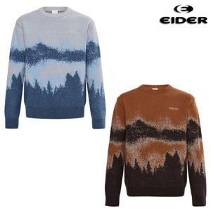 아이더 (DMW25265) 남성 스노이 보온성이 우수한 긴팔 그래픽 스웨터