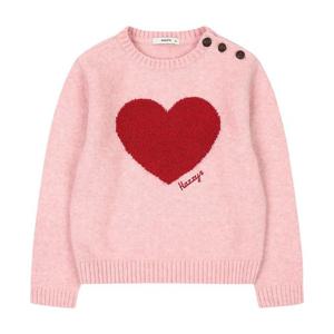 [헤지스키즈]헤지스키즈 하트 포인트 풀오버 (HUW12KR56M-LP)