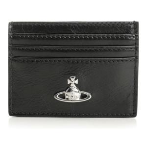 비비안웨스트우드 블랙 가죽 카드 지갑 54030007W L00BR N401