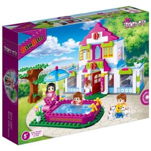 MSCT (반바오) 풀 빌라 BO6109 반바오 종이 입체퍼즐 유아동퍼즐 완구 매트