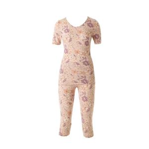 [비너스] 부드러운 모달 스킨 번아웃 반팔런닝+7부 팬츠 세트 VLG6052A+VLGM