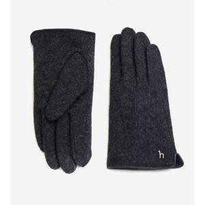 [헤지스ACC] [여성장갑] 그레이 퍼피로고 울 장갑 HIGV5F002G3