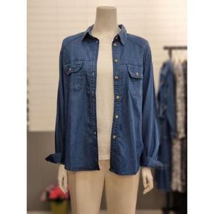 아날도바시니 세이브존02 데님 블라우스 AY10BL01S