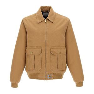 칼하트윕 스탠튼 코튼 캔버스 퀼티드 재킷 I035617 07E06