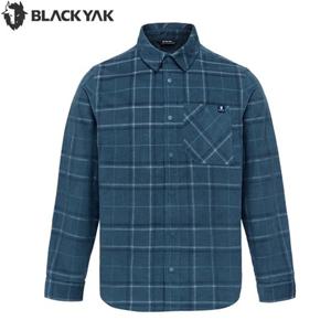 블랙야크 남성 간절기 아웃도어 등산 긴팔 코듀로이 체크 셔츠1 1BYYSFU003AS