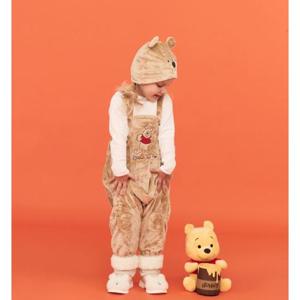 [디즈니베이비]푸우오버올상하모자세트(BROWN)_79R723008