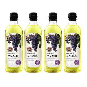 [CJ제일제당] 백설 포도씨유 900ml x 4개 식용유