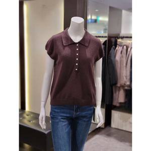 [트리아나][트리아나] 소고 카_라넥 반팔 울니트티셔츠AK3TA10 (