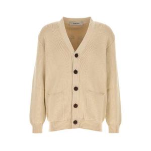 GOLDEN GOOSE DELUXE BRAND Beige stretch cotton blend cardigan GMP00946P001972 55550