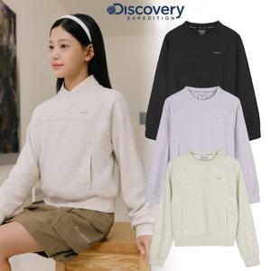 디스커버리키즈 DKTR16054 여아 세미크롭 맨투맨