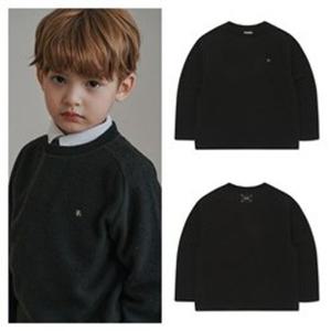 [빈]BZ61TS07BK 블랙 라글란 티셔츠