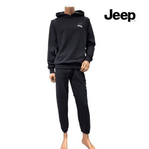 [남녀공용] 지프 Jeep 기본핏 후드 티셔츠&트레이닝팬츠 셋업 Q3001902