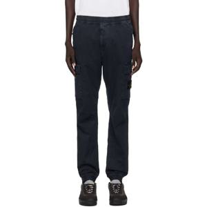 스톤아일랜드 카고팬츠 네이비 3100033 스트레치 오가닉 트윌 코튼 카고 팬츠 252828M191009