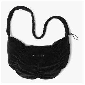 [르꼬끄]르꼬끄크로스백 TQT QP322WBG94-BLK 여성 벨벳 호보 크