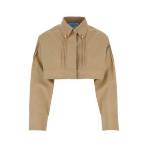 프라다 셔츠 P539OSOOO1BMS F0065 Beige o Tan