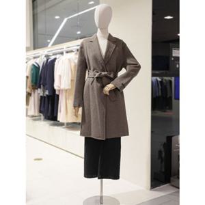 SOUP 숲 벨티드 울혼방 싱글 하프 코트 (SBAHC90)