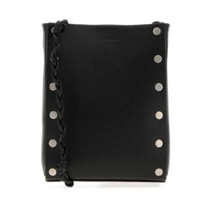 JIL SANDER 블랙 가죽 탱글 크로스바디 백 J26WG0065P8506 001