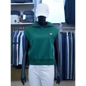 팜스프링스 세이브존03 팜스프링스 여성 골프 가을 루즈핏 후드넥 베스트 조끼 ATSJVL243614A