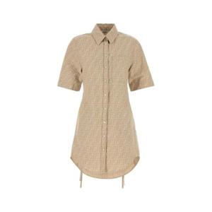 펜디 미디 원피스 FLD562ASMFF1SAZ BEIGE