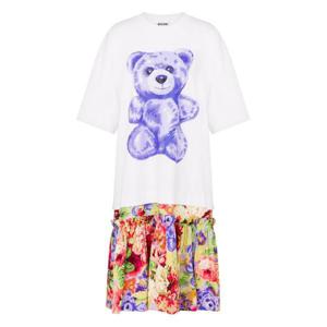 모스키노 미디 원피스 A046055622888 WHITE