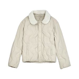 [뱅뱅]여성 카라 보아 퀄팅 덕다운 점퍼 NUL805