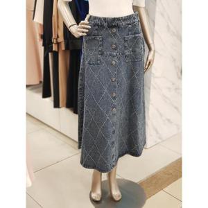 미니멈 세이브존01 스티치 데님 스커트 MXDADS9370