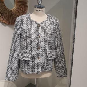 르피타 HC06 멀티샤 트위드 자켓(아이보리) L254BJKA52